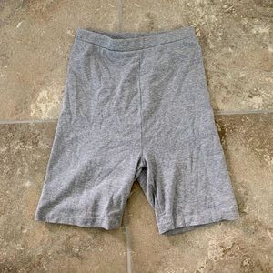 Heather Grey Missguided Biker Shorts